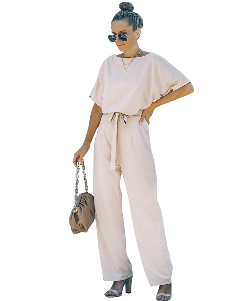 Azura Exchange Широкий комбинезон с поясом