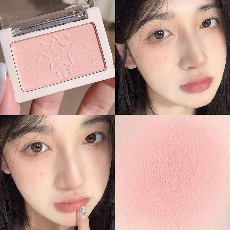 Single Blush Single Honey Powder Powder Natural Whitening Highlight Brightening Rouge 6 Colors Available