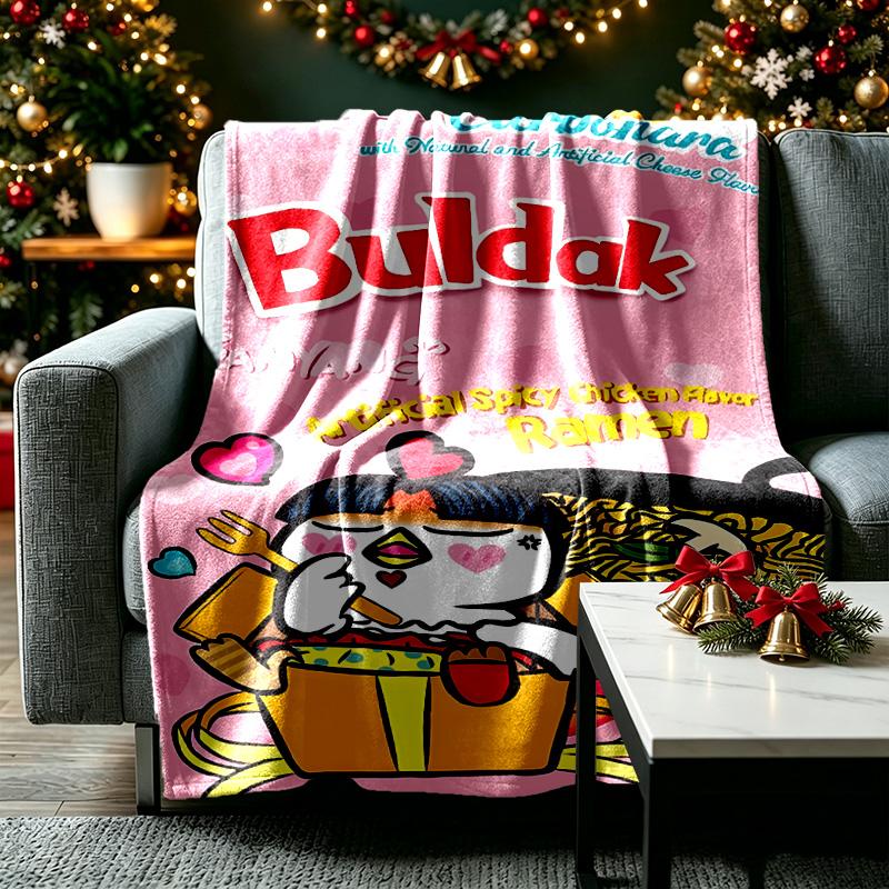 Cartoon Dog Snack Blanket, Valentine's Day, Christmas Festival Gift Blankets, Home Blanket for Bed and Couch Use