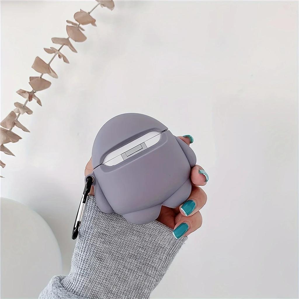 Милый силиконовый чехол для наушников AirPods 4 1 или 2 3 Кейс Мультяшная акула Беспроводной Bluetooth-кейс для наушников-вкладышей Для AirPods Pro 2