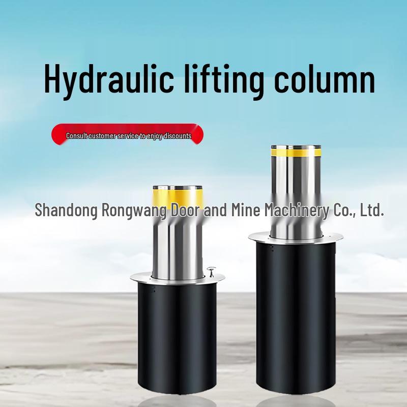 Remote-Controlled Stainless Steel Hydraulic Bollard for Smart Anti-Collision in Parking Lots and Roads