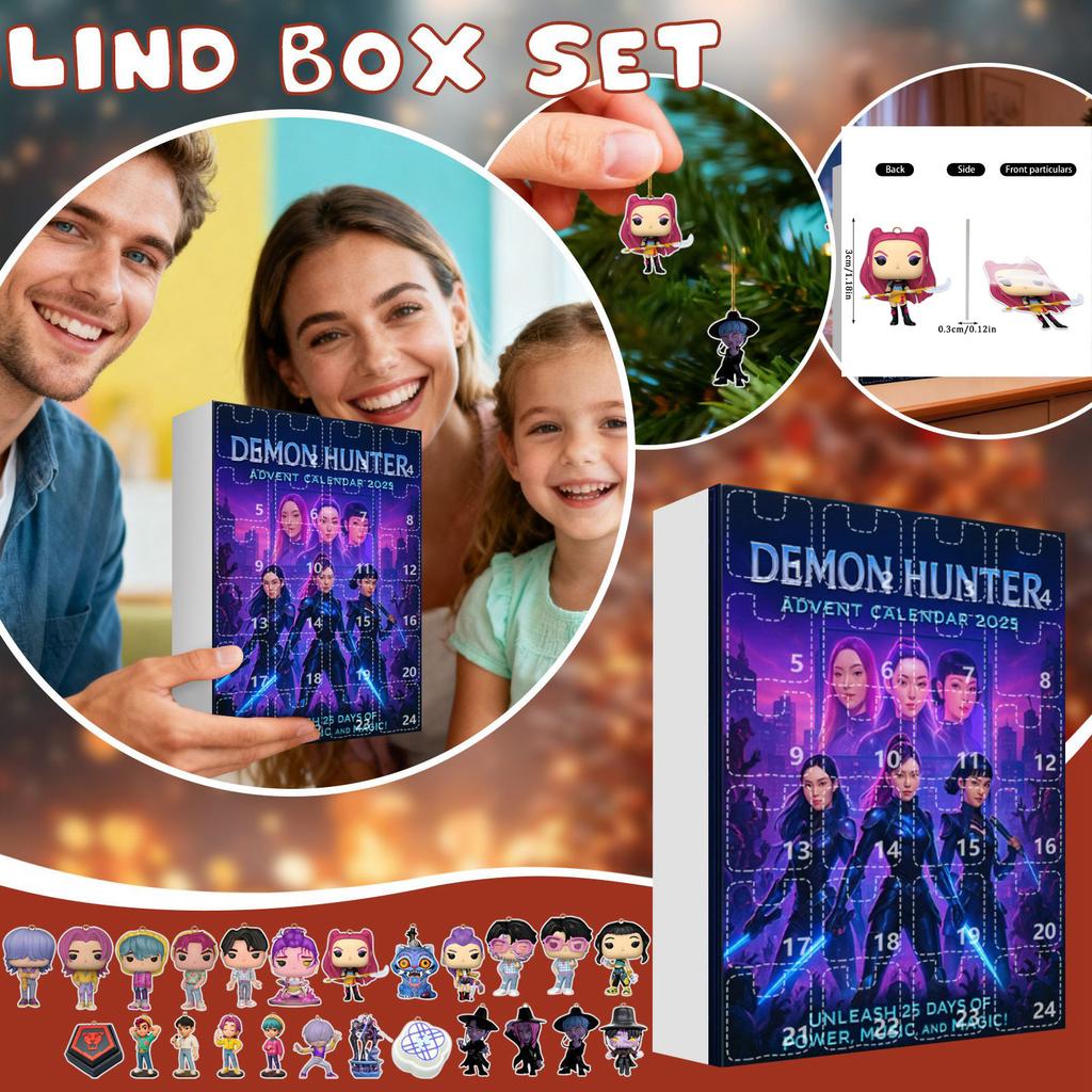 2D, 24 шт. Рисуй весело Рождественский детский подарок, Календарь обратного отсчета