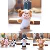Adorable Rabbit Plush Doll With Pp Cotton Filling For Backpacks And Gifts