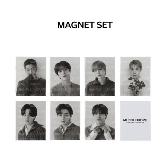 BTS　セット Предзаказ Набор магнитов BTS MONOCHROME Купить дешево на Joom