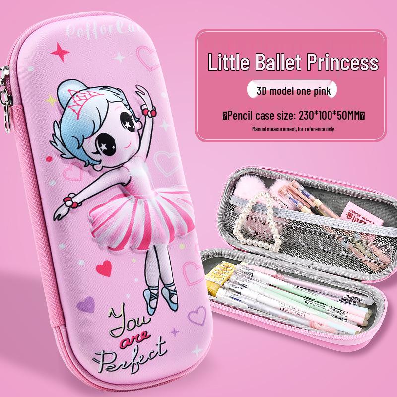 3D мультяшный пенал из ЭВА в корейском стиле для учеников начальной школы - Большой вместимости для мальчиков и девочек