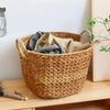Handwoven Laundry Basket Storage Organizer Container Dirty Clothes for