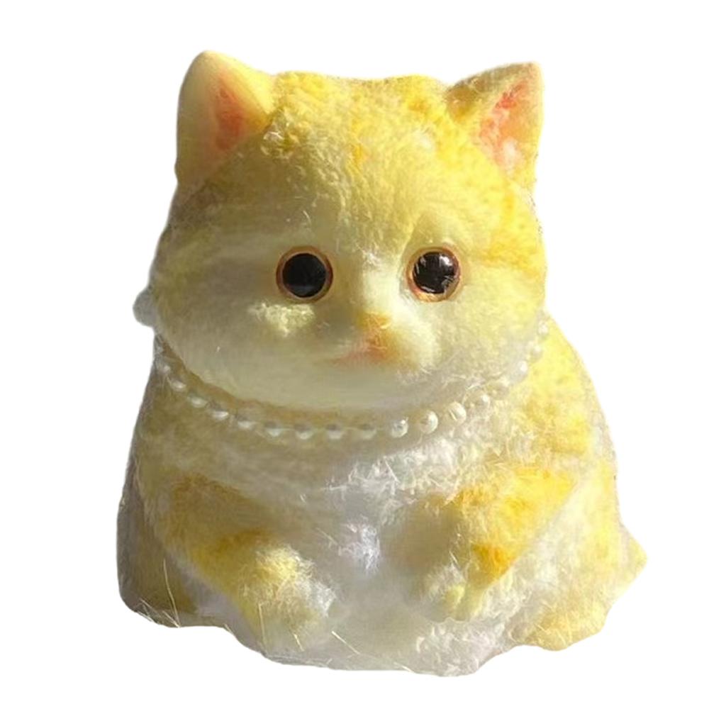 Новинка, розыгрыш, фигурка котенка, сжимающая игрушка, новинку, кляп, настольная игрушка, расслабляющая игрушка для снятия стресса, щипок, котенок