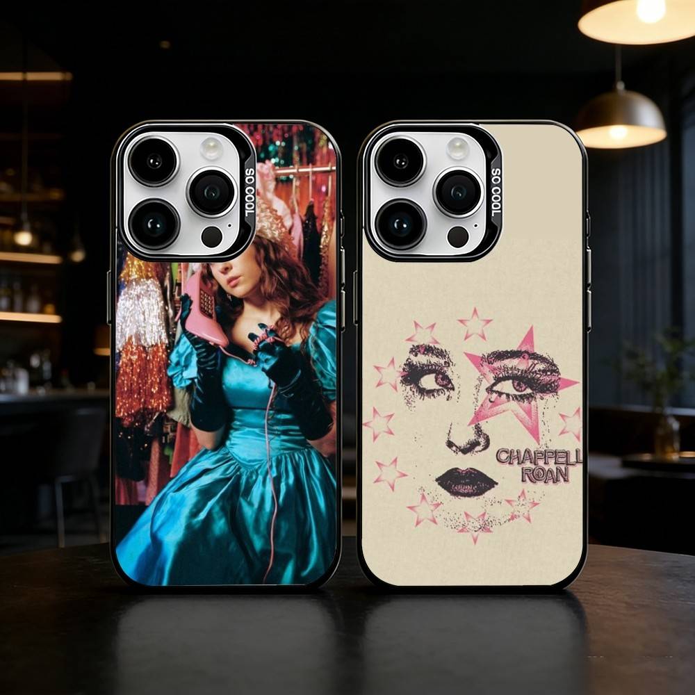 Чехол для телефона C-Chappell Roan для iPhone 17 16 15 14 13 12 11 Pro Max Plus Серебристый Матовый Черный Чехол
