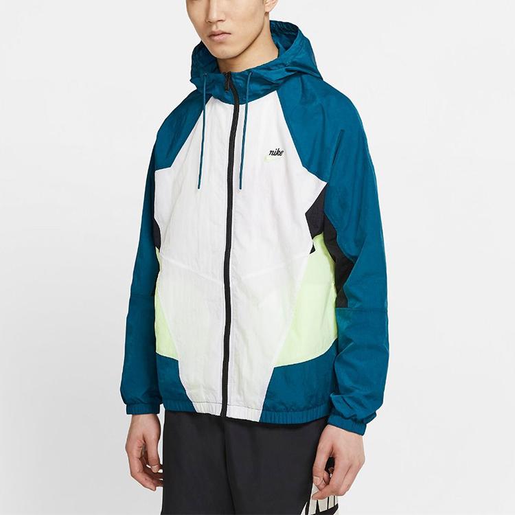 Nike Спортивная куртка с тканым логотипом Heritage Windrunner, мужская верхняя одежда, темно-синий CJ4359-499