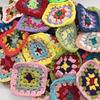 Flower Random Styles Diy Crochet Doilies Table Mats Decoration Handmade Crochet Patch Clothes Hat Headgear Accessories