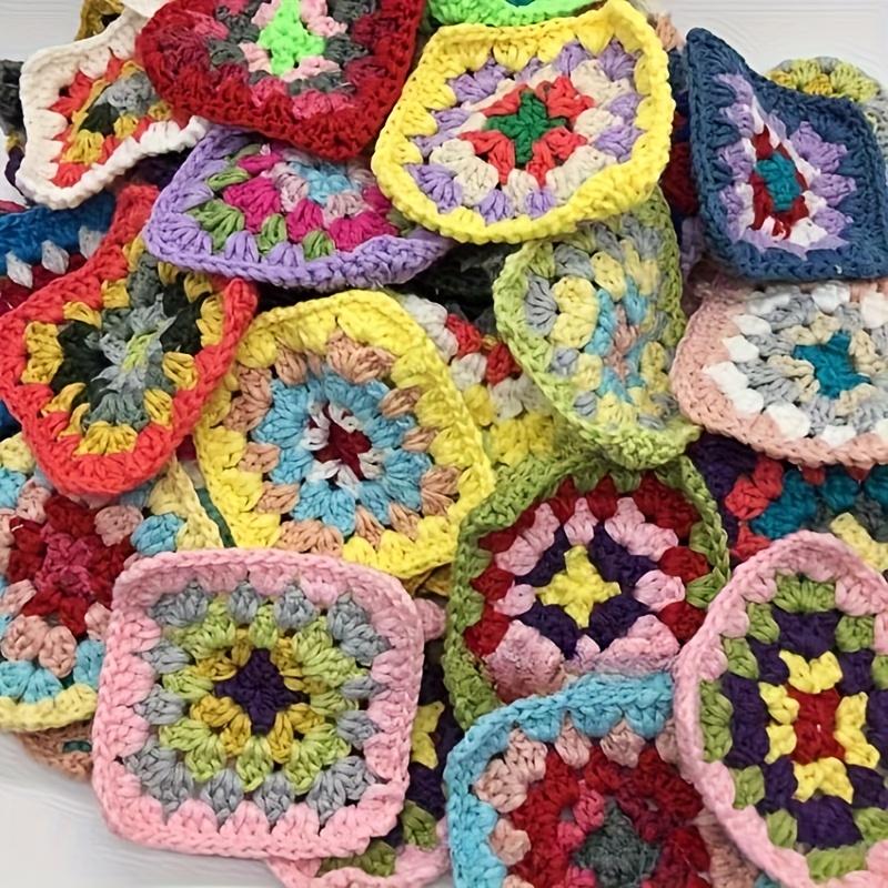 Flower Random Styles Diy Crochet Doilies Table Mats Decoration Handmade Crochet Patch Clothes Hat Headgear Accessories
