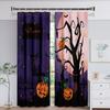 Happy Halloween Castle Тыква Ведьма Луна Окно Шторы для Детей Гостиная Спальня Ванная Кухня Дверь Шкаф Декор Крючки