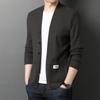 New Men's Knitted Outerwear Men's Sweater Jacket Casual Trend Versatile Long-sleeved Cardigan Top