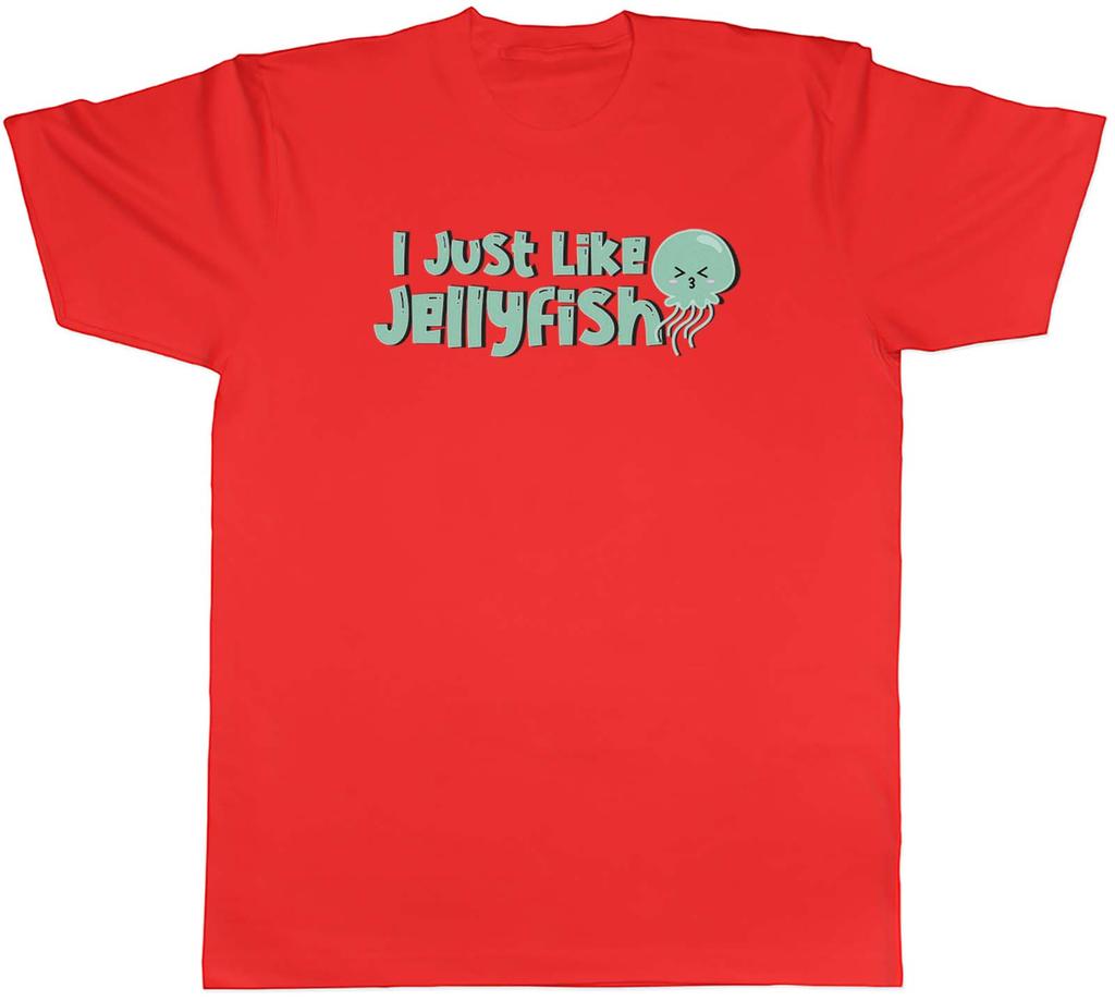 Unisexs T Shirt I Just like Jellyfish Green Unisex Tee Gift