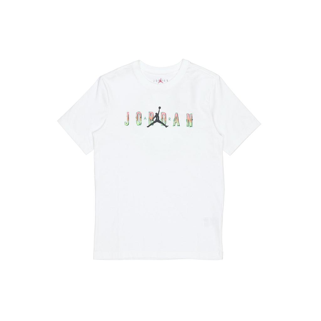 Jordan Sport T Shirts Men's White Crew Neck Moderate Straight Fit CZ8084-100