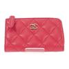 AP0221 Coin Case Pink Lambskin Women