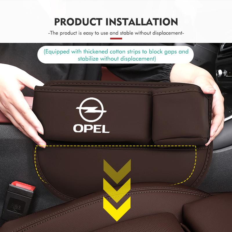 Car Seat Gap Storage Box Drink Bottle Organizer Holder Auto Interior Accessories For Opel Astra G J H Insignia Zafira Corsa D C BX8