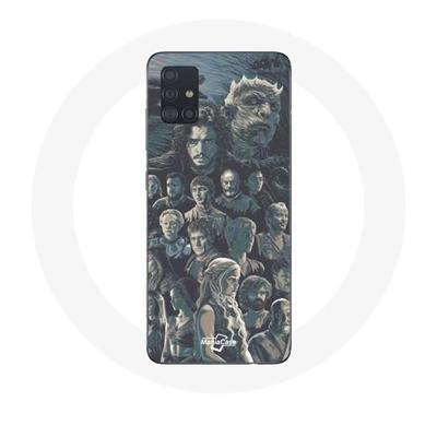 Coque - Game of Thrones - Samsung Galaxy A71 - Souple - Protection - Gris
