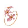 Enamel Glaze Open Arm Bangle Retro Floral Armband Fashion Accessories Flower Bracelet  Party