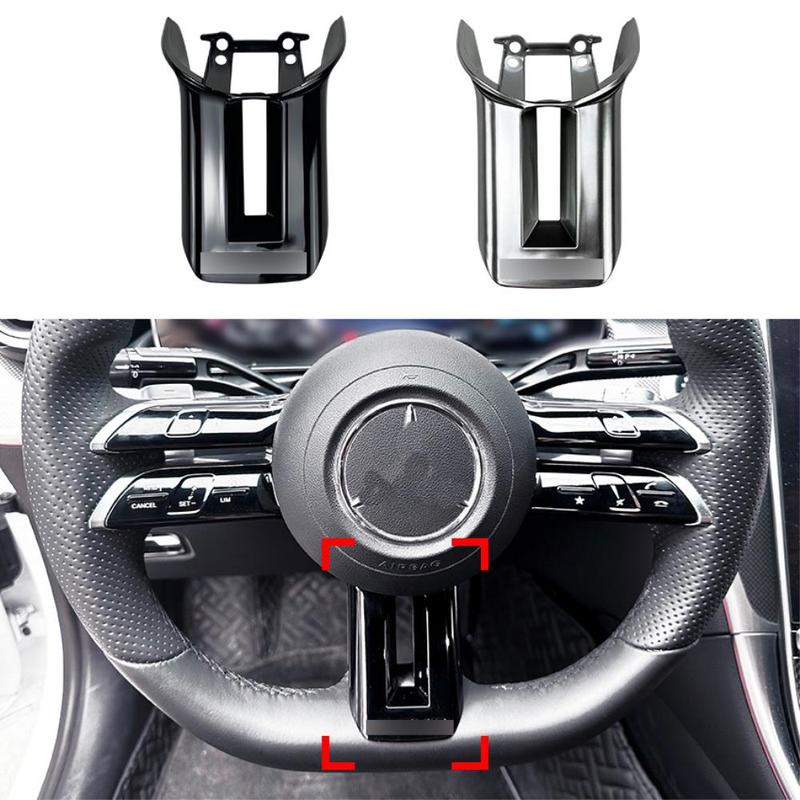 Накладка на руль из углеродного волокна для Mercedes Benz W206 W213 W223 C/E/S Класса, стиль AMG - Интерьер