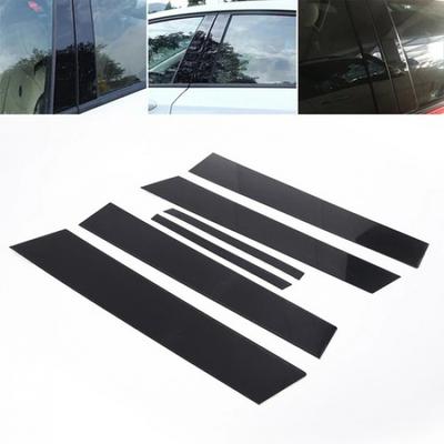 Стойки кузова из углеродного волокна для Honda Civic 06-11 (4Др) Комплект из 6 шт. накладок на дверные молдинги