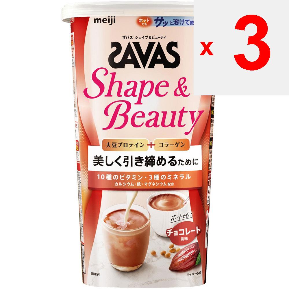 MEIJI Zavas Four Woman Shape & Beauty со вкусом шоколада 231 г ZABAS Protein ZABAS