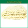 Bearaby Weaving Ultra Coarse Blanket With Solid Color Design For Daily Household