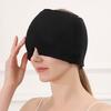 Cold/Hot Therapy Head Wrap Migraine Relief Ice Cap with Adjustable Eye Masque Reusable Headache Soothing Hat for Sinus Pain Tension & Stress Relief