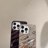 3D Гальванизированный Чехол с Текстурой Морщин для iPhone 16 Pro Max, Совместим с Apple 15/14/13, Премиальное Ощущение