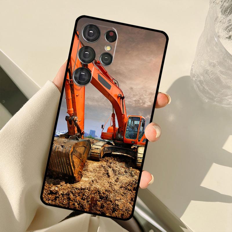 Чехол-экскаватор для Samsung Galaxy S25 S24 S23 S22 S21 S20 Ultra S9 S10 Plus S21 FE S25 FE Задняя крышка