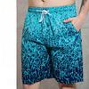 Summer 3D Camouflage Print Shorts Fashionable Casual Beach Men's Shorts