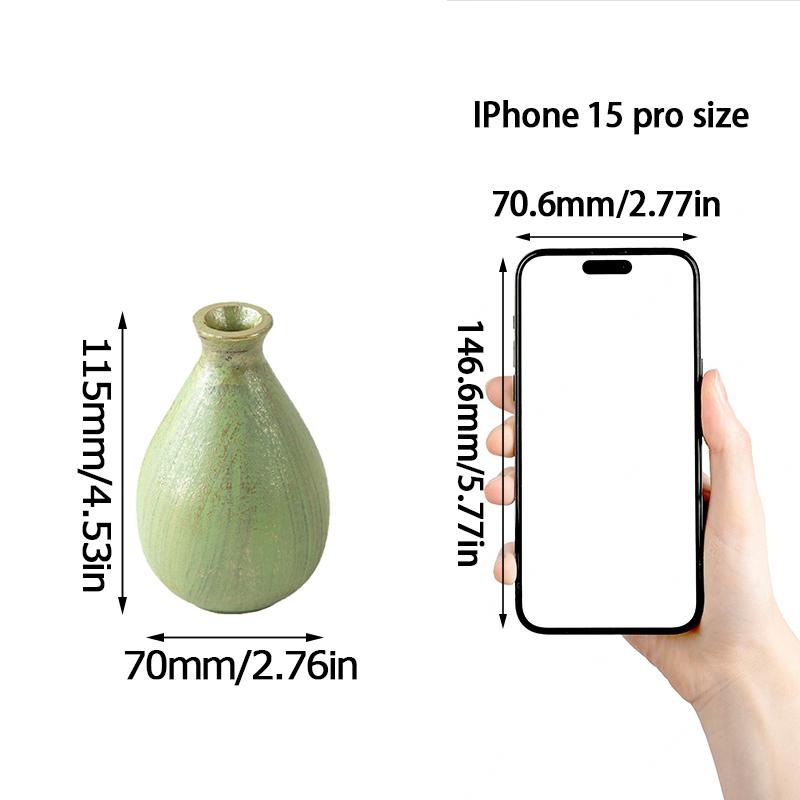 1 шт. Ваза, украшение, простая цветочная композиция, контейнер, украшение для дома, маленькая ваза, фиолетовая, цветная, деревянная, зеленая, 4 цвета