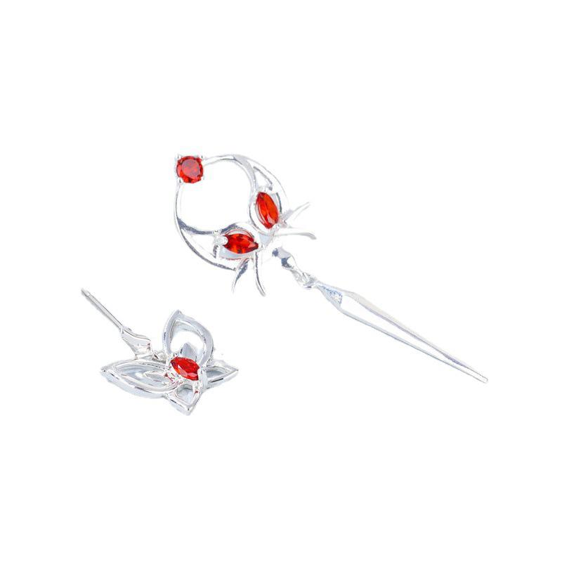 1 пара аниме серьги Тянь Гуань Ци Фу благословение небесного чиновника Хуа Чэн Се Лянь женские нестандартные серьги-гвоздики кулон ювелирные изделия подарки