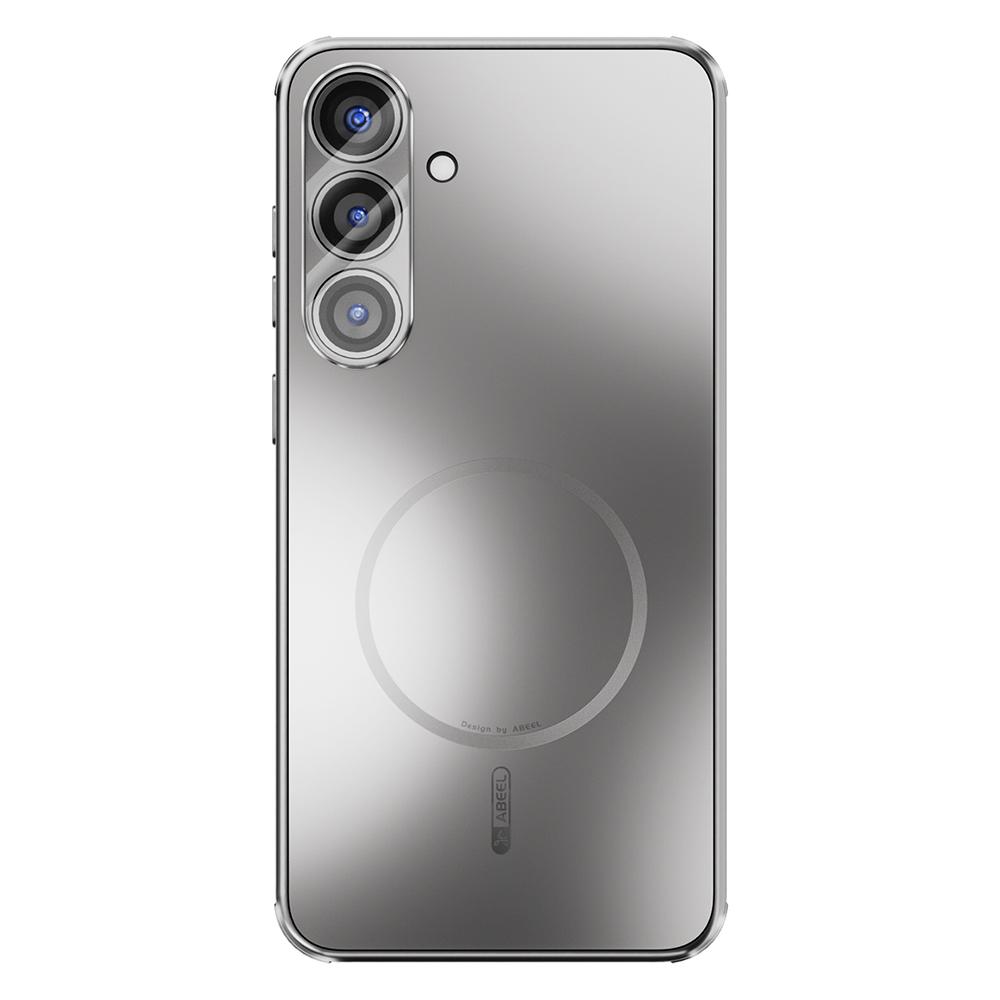 ABEEL For Samsung Galaxy S25 Magnetic Case TPU PC Cooling Matte Phone Back Cover with Lens Film