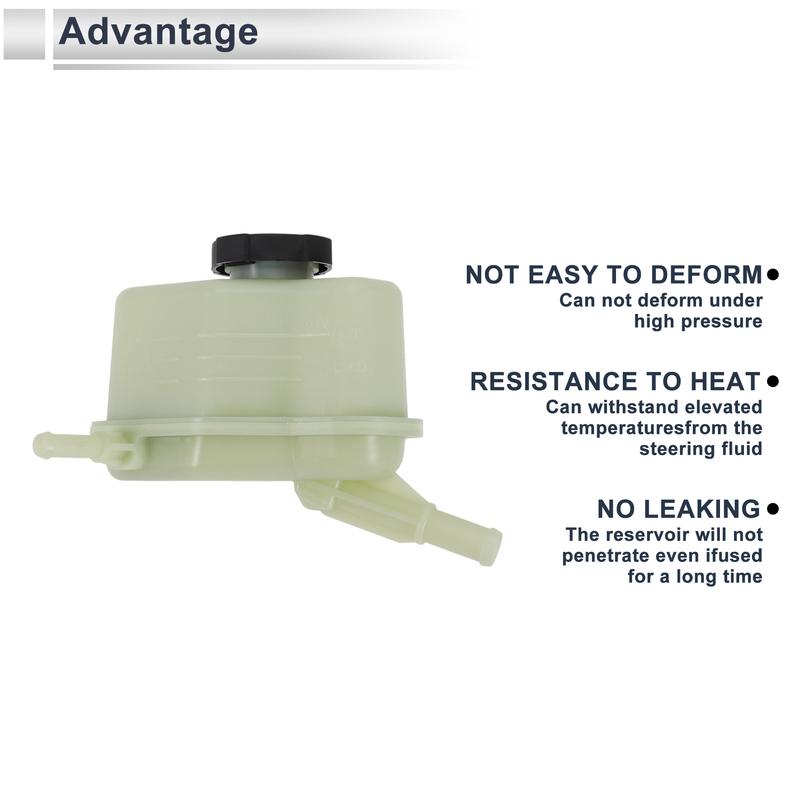 UXCELL Power Steering Reservoir for Nissan Altima 2007 2008 2009 2010 2011 2012 2013 No.49180JA000 Beige