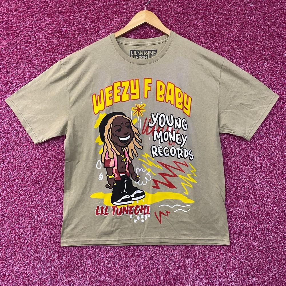 Лил Уэйн Настоящий G;s Weezy F Baby Young Money Records Футболка XL Унисекс Футболка