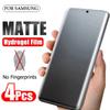 2 шт. матовая гидрогелевая пленка с полным покрытием для Samsung Galaxy S25 S24 S23 S22 S21 S20 Ultra Plus, защитная пленка без отпечатков пальцев, не закаленное стекло