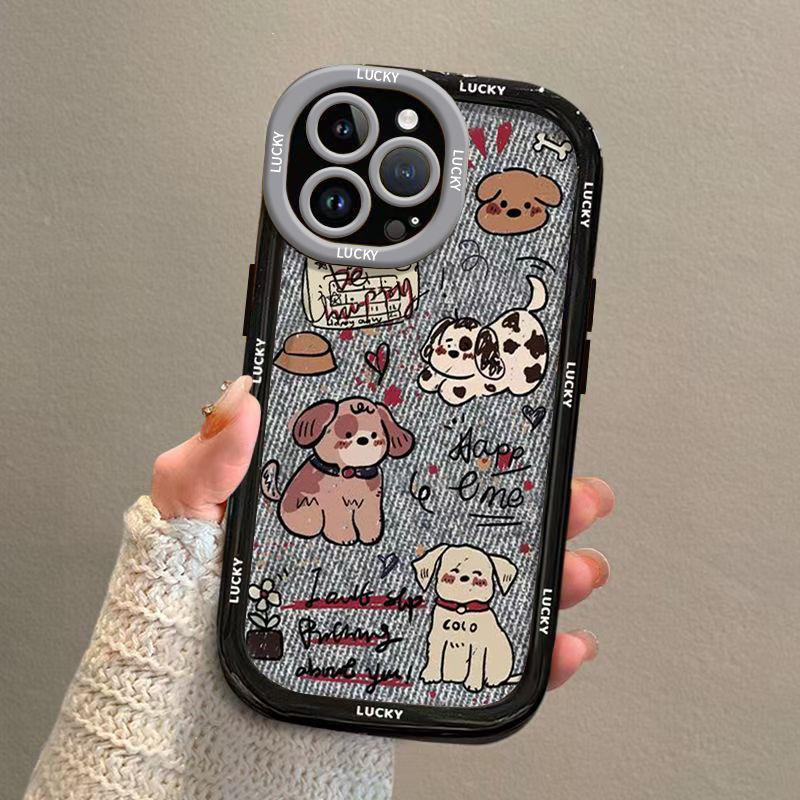 Cute Denim Xiaomi 15 Mobile Phone Case 14pro All-inclusive 13 Women's 12 Protection 11 Silicone 10 Anti-drop Ultra Set