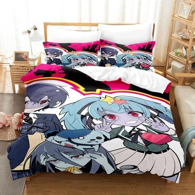 Комплект постельного белья Anime Zombie Land Saga, пододеяльник, одеяло, комплект постельного белья, наволочка, размер King Queen Twin для мальчиков и девочек для взрослых