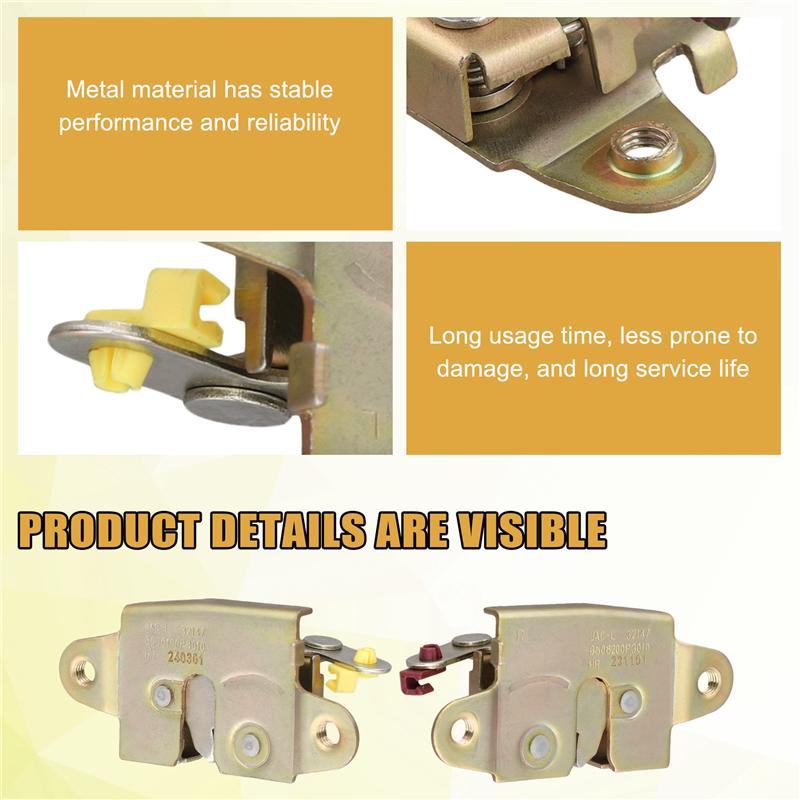 A58X-8506100P3010 8506200P3010 Tailgate Box Lock Block Tailgate Lock Body For JAC T6 Pickup Left&Right Rear Door Lock