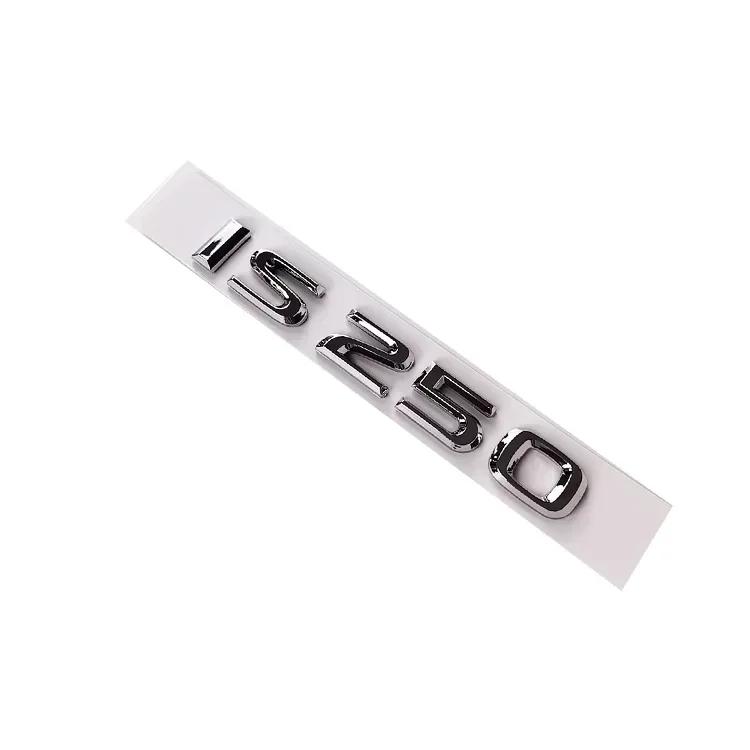 ABS Car Body Side Emblem Styling for Lexus IS200 IS350 IS250 IS300 Rear Trunk Badge Decal Decoration