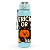 1PC Trick Or Treat Pumpkin Graphic 750ml Color Plastic Sports Water Bottle Leakproof Flip Straw Lid For Sports Office Home Use