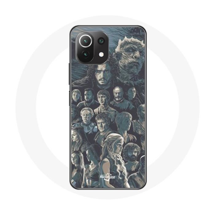 Coque de protection - Xiaomi - Mi 11 Lite - Game of Thrones - Fond gris - Design unique