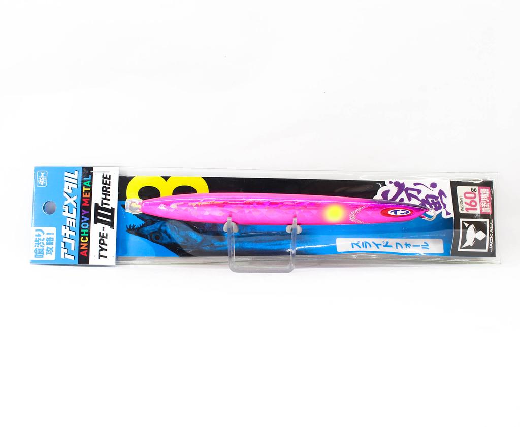 Jackall Металлический джиг-приманка Anchovy Type 3 Flutter 160 грамм Saber Pink (0026)