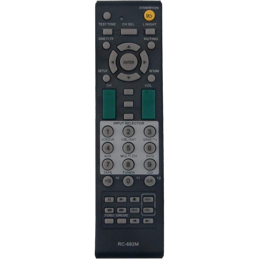 Replacement RC-682M Remote Control Compatible with Onkyo AV Receiver TX-SR503 TX-SR605 TX-SA8560 TX-SR707