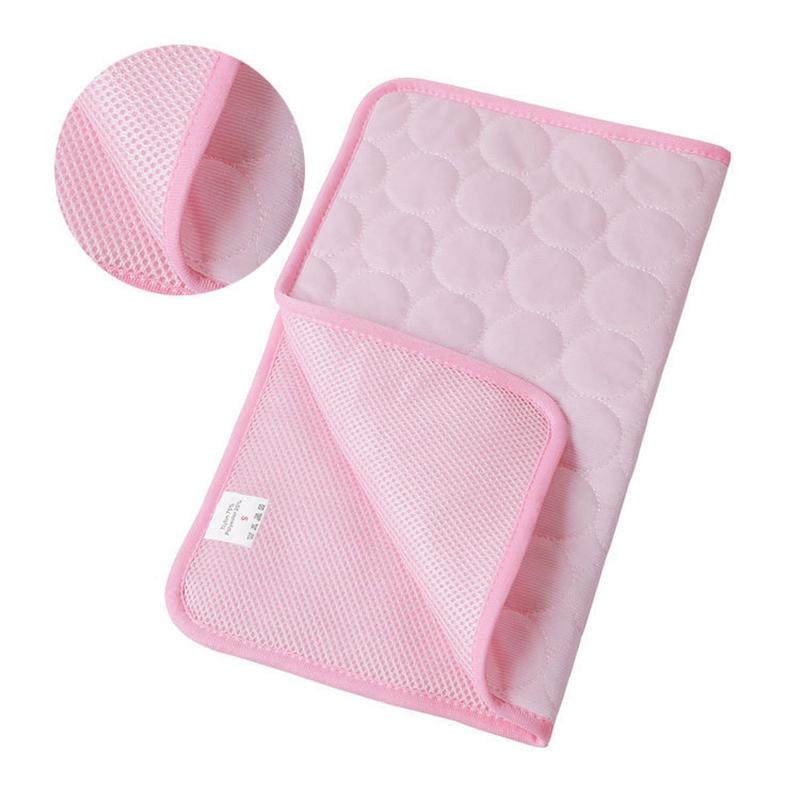 Summer Pets Cooling Mat For Small Medium Large Dogs Breathable Puppy Blanket Bed Cat Sleeping Pad Washable Dogs Car Seat