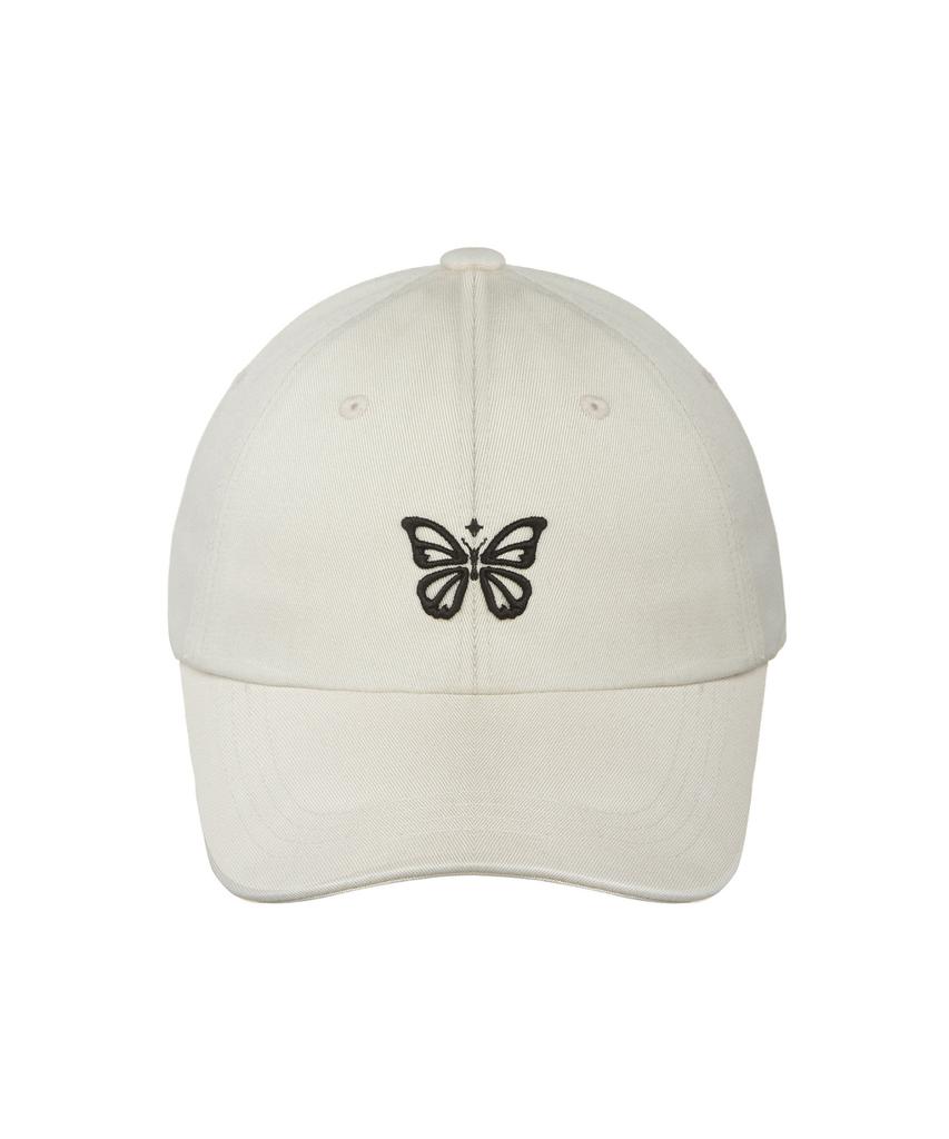 Кепка-бейсболка Nigaennikol Mini Butterfly Blink_Светло-бежевая