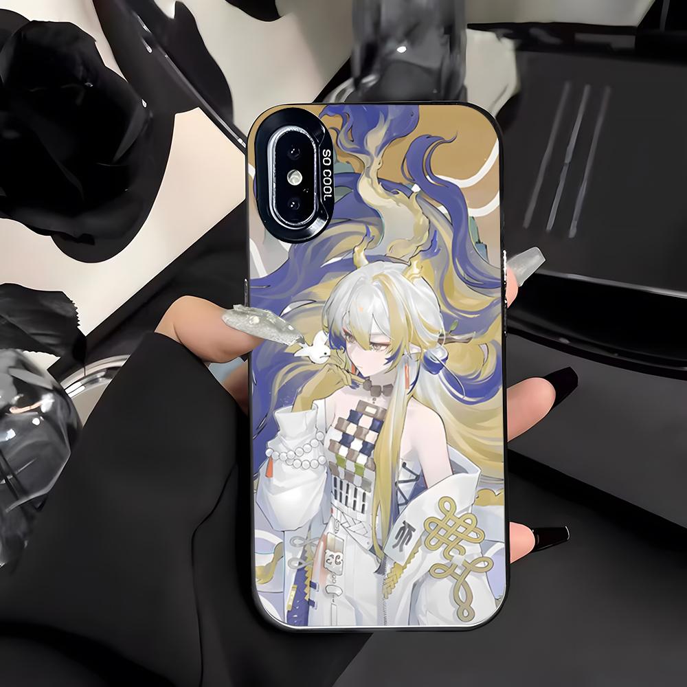 Чехол для телефона Arknights Suzie Yeung для iPhone 17 Air 16 E 15 14 Plus 13 12 11 Pro Max Цветной Серебристый Чехол