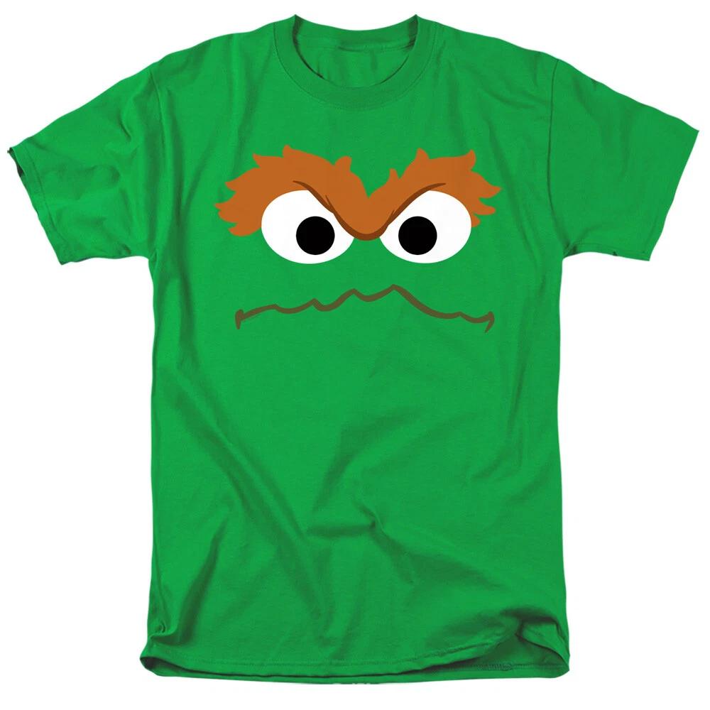 Sesame Street "Oscar The Grouch Face" T-Shirt - to 4X