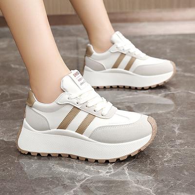 Мода 2025 Новые Женские Туфли на Платформе Модные Дышащие Повседневные Кроссовки Женские Противоскользящие На Шнуровке Дизайнерские Туфли Женские zapatos de mujer